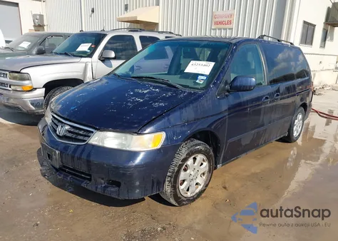 2003 Honda Odyssey Ex z USA, uszkodzony, nr VIN 5FNRL18683B063446